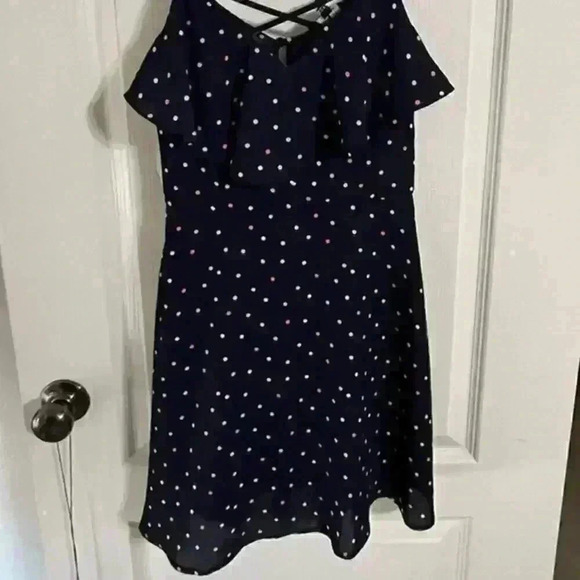 TRIXXI CLOTHING COMPANY POLKA DOT DRESS SIZE: XS NEW WITH TAG - Picture 2 of 4